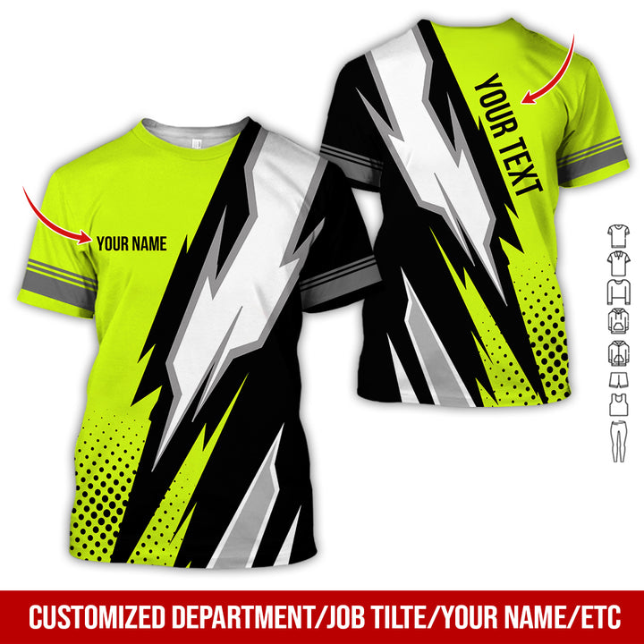 Custom Text Logo Racing Uniform Full Colors All Over Printed Clothes IU181