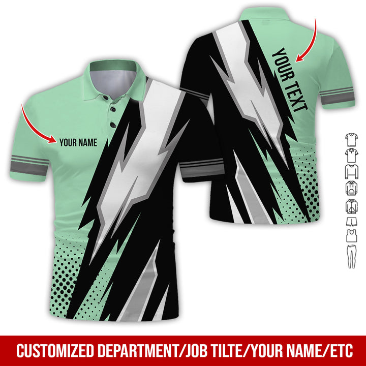 Custom Text Logo Racing Uniform Full Colors All Over Printed Clothes IU181