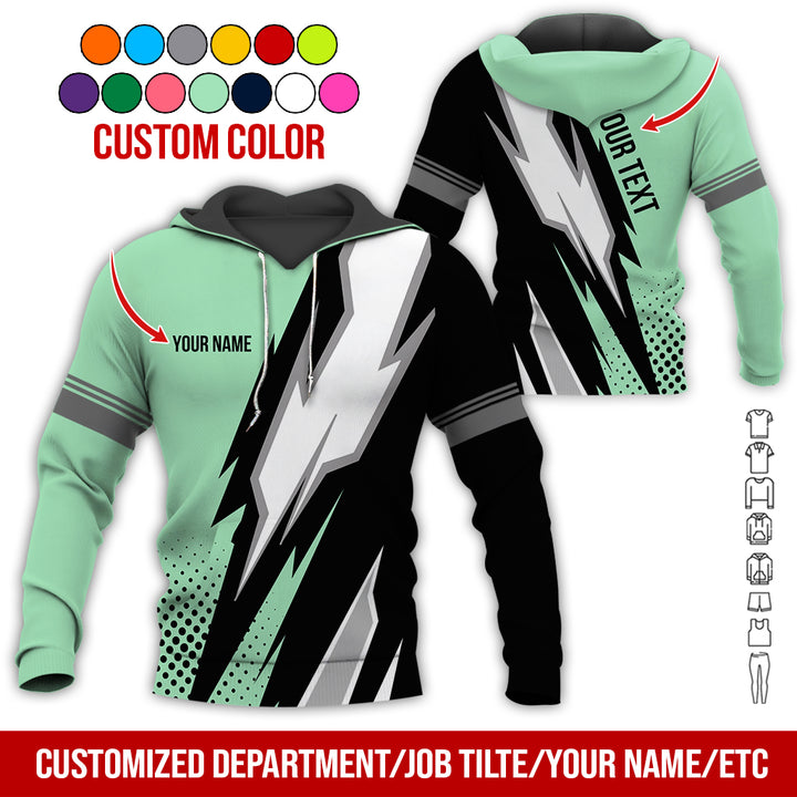 Custom Text Logo Racing Uniform Full Colors All Over Printed Clothes IU181