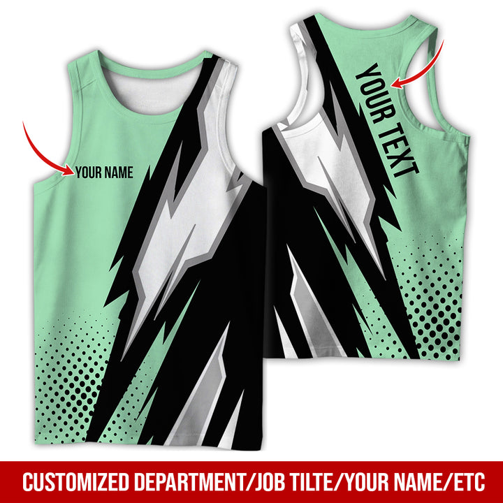 Custom Text Logo Racing Uniform Full Colors All Over Printed Clothes IU181