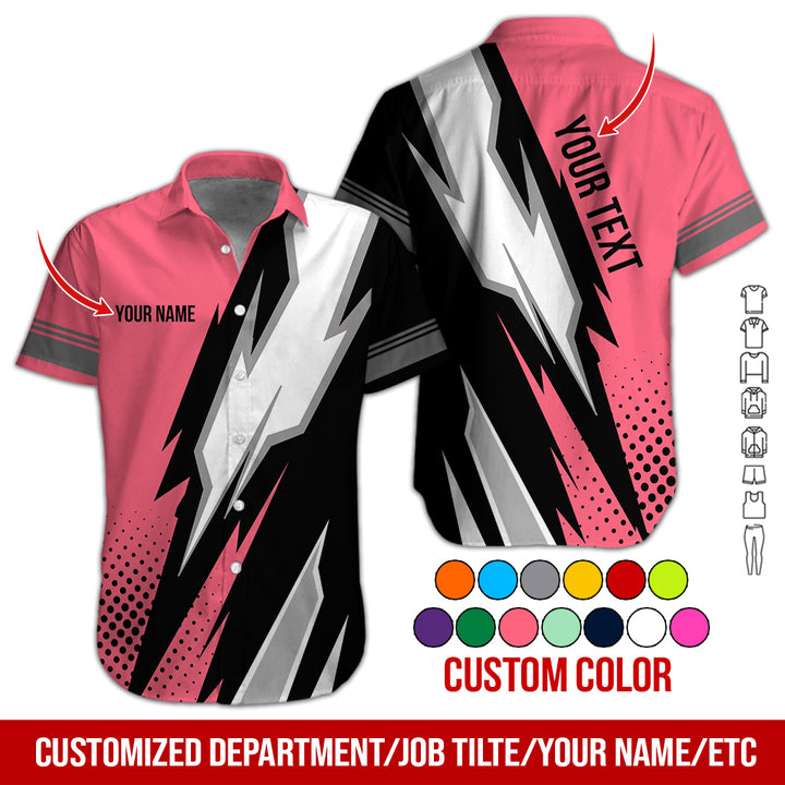 Custom Text Logo Racing Uniform Full Colors All Over Printed Clothes IU181