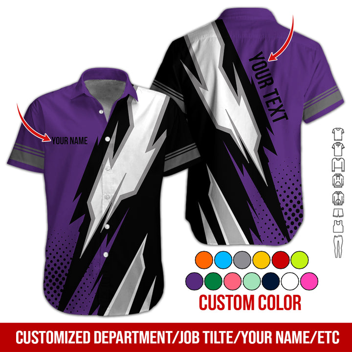 Custom Text Logo Racing Uniform Full Colors All Over Printed Clothes IU181