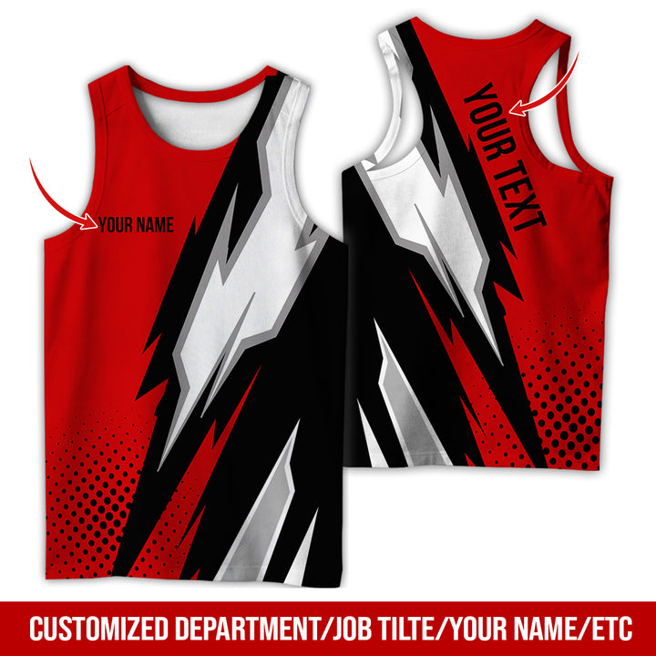 Custom Text Logo Racing Uniform Full Colors All Over Printed Clothes IU181