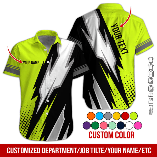 Custom Text Logo Racing Uniform Full Colors All Over Printed Clothes IU181