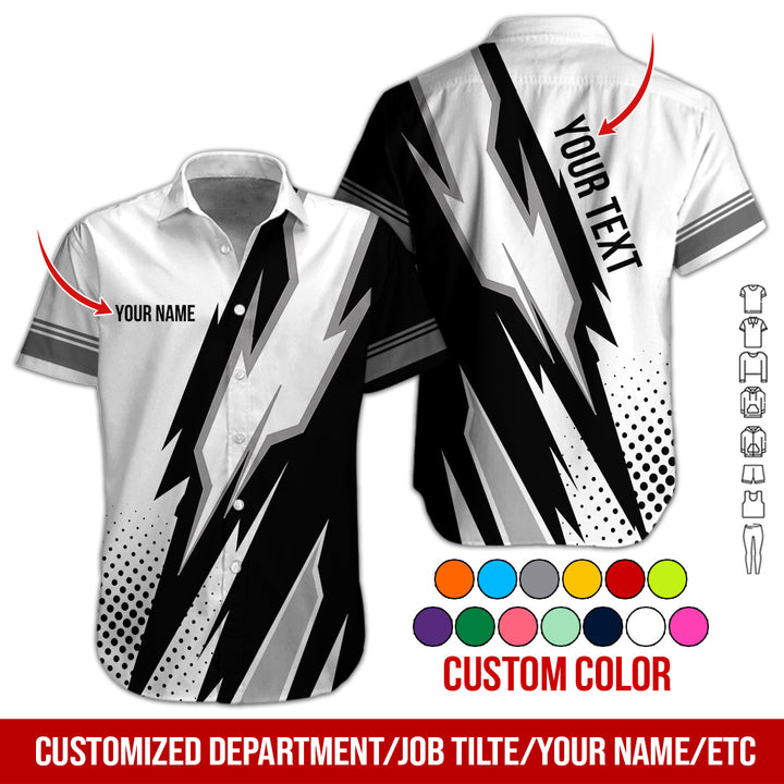 Custom Text Logo Racing Uniform Full Colors All Over Printed Clothes IU181