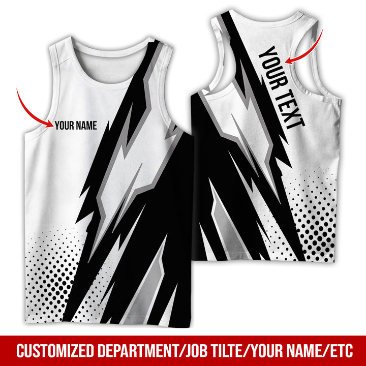 Custom Text Logo Racing Uniform Full Colors All Over Printed Clothes IU181