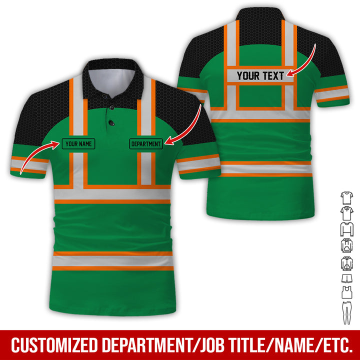 Personalized Name And Flag Workwear Style All Over Printed Clothes GT661