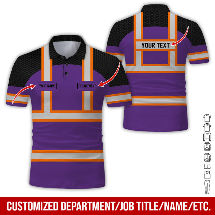 Personalized Name And Flag Workwear Style All Over Printed Clothes GT661