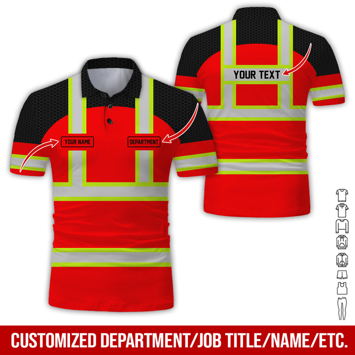 Personalized Name And Flag Workwear Style All Over Printed Clothes GT661
