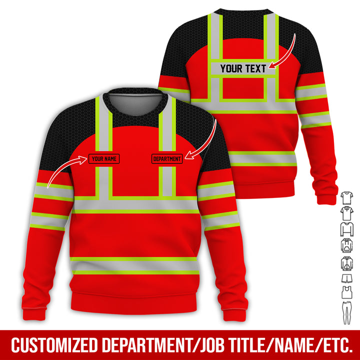 Personalized Name And Flag Workwear Style All Over Printed Clothes GT661