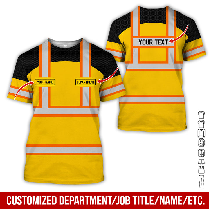 Personalized Name And Flag Workwear Style All Over Printed Clothes GT661