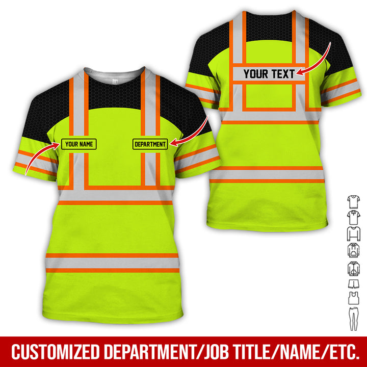 Personalized Name And Flag Workwear Style All Over Printed Clothes GT661