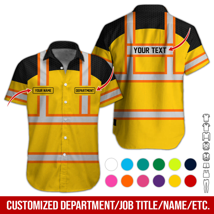 Personalized Name And Flag Workwear Style All Over Printed Clothes GT661