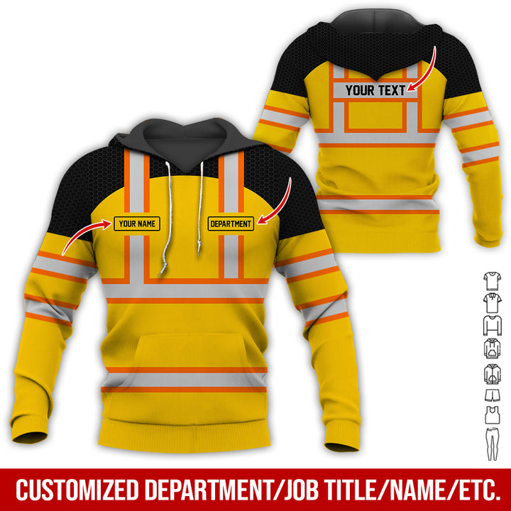 Personalized Name And Flag Workwear Style All Over Printed Clothes GT661