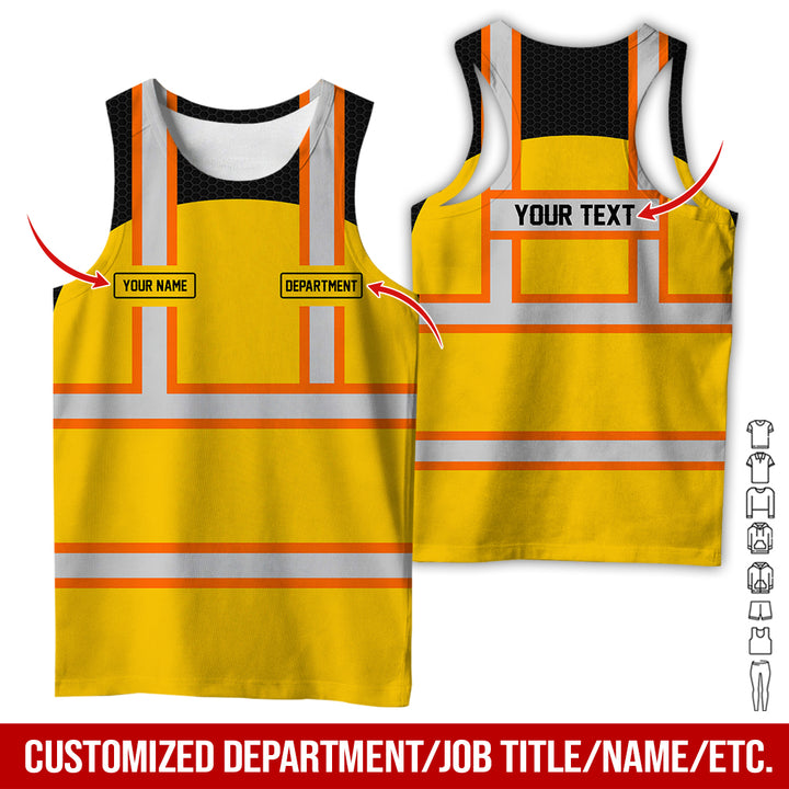 Personalized Name And Flag Workwear Style All Over Printed Clothes GT661