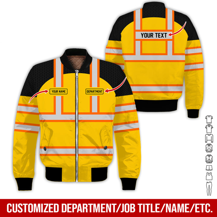 Personalized Name And Flag Workwear Style All Over Printed Clothes GT661