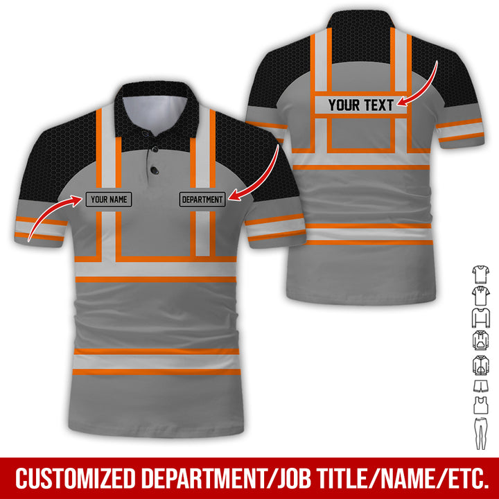 Personalized Name And Flag Workwear Style All Over Printed Clothes GT661