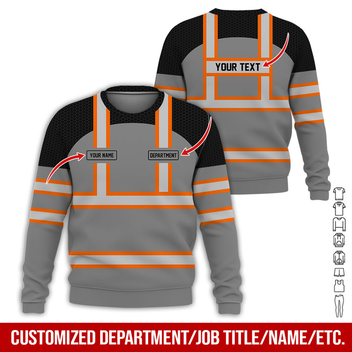 Personalized Name And Flag Workwear Style All Over Printed Clothes GT661