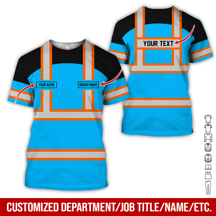 Personalized Name And Flag Workwear Style All Over Printed Clothes GT661