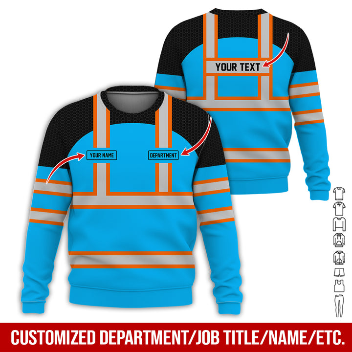 Personalized Name And Flag Workwear Style All Over Printed Clothes GT661