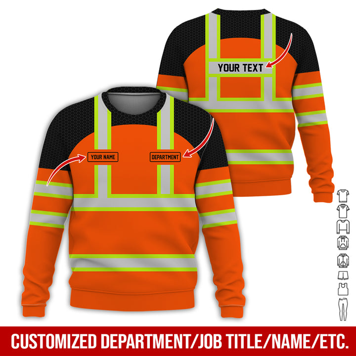 Personalized Name And Flag Workwear Style All Over Printed Clothes GT661