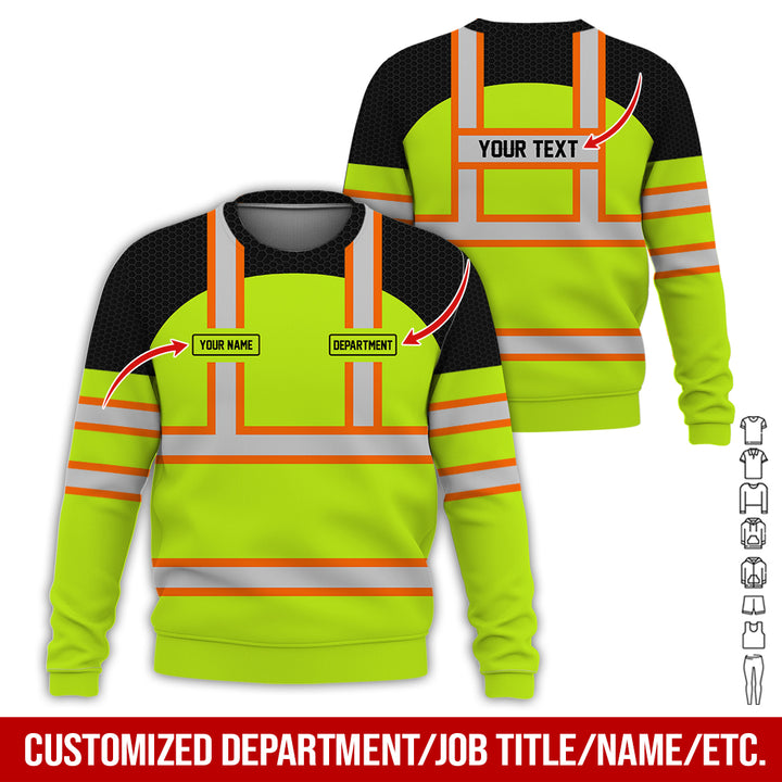 Personalized Name And Flag Workwear Style All Over Printed Clothes GT661