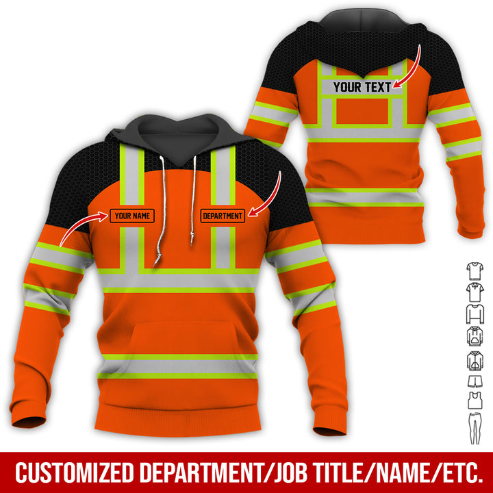 Personalized Name And Flag Workwear Style All Over Printed Clothes GT661