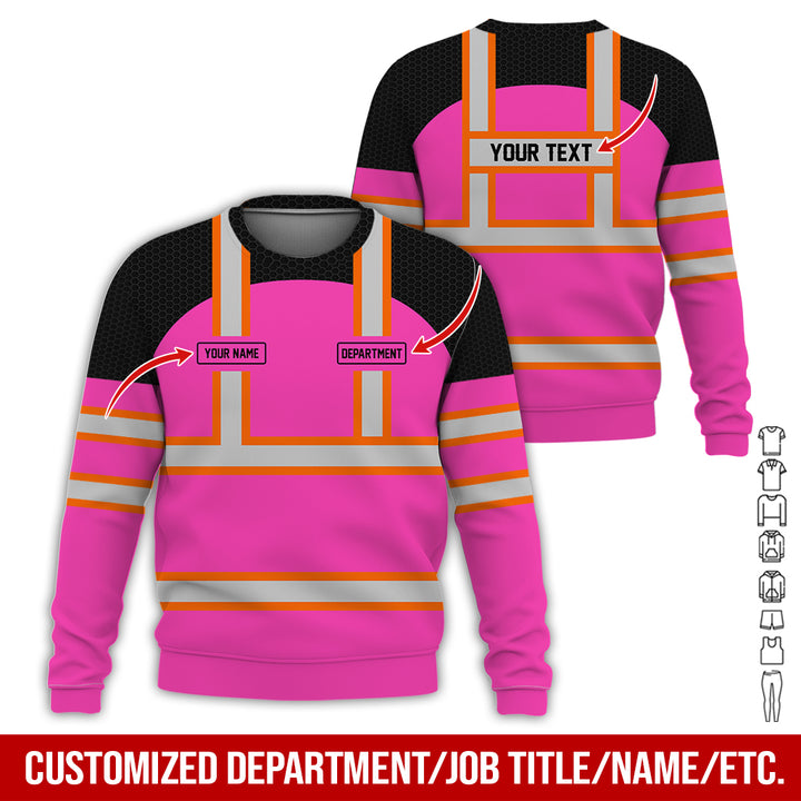 Personalized Name And Flag Workwear Style All Over Printed Clothes GT661