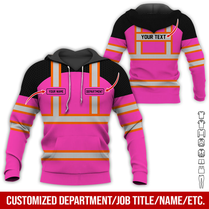 Personalized Name And Flag Workwear Style All Over Printed Clothes GT661