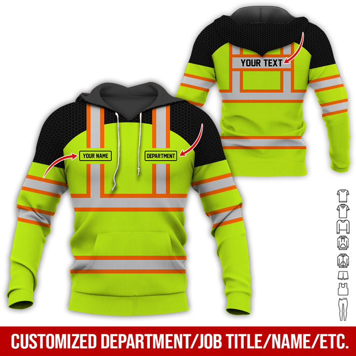 Personalized Name And Flag Workwear Style All Over Printed Clothes GT661