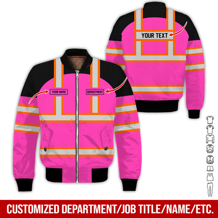 Personalized Name And Flag Workwear Style All Over Printed Clothes GT661