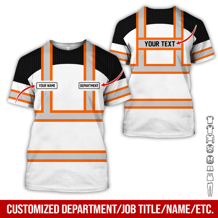 Personalized Name And Flag Workwear Style All Over Printed Clothes GT661