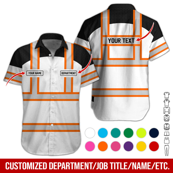 Personalized Name And Flag Workwear Style All Over Printed Clothes GT661