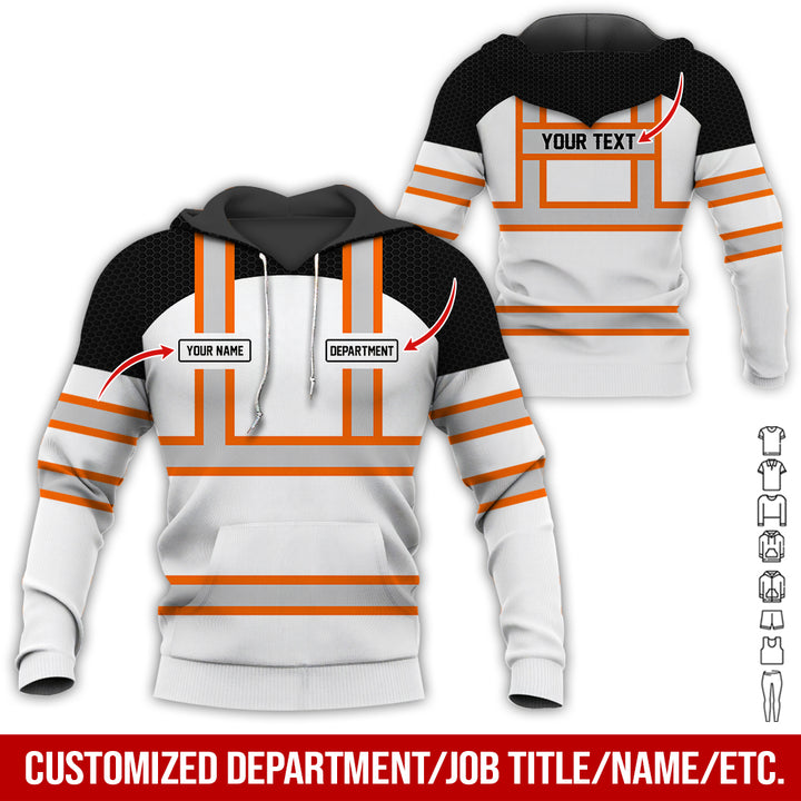 Personalized Name And Flag Workwear Style All Over Printed Clothes GT661
