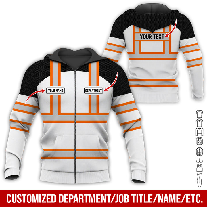 Personalized Name And Flag Workwear Style All Over Printed Clothes GT661