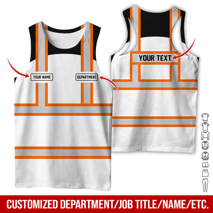 Personalized Name And Flag Workwear Style All Over Printed Clothes GT661