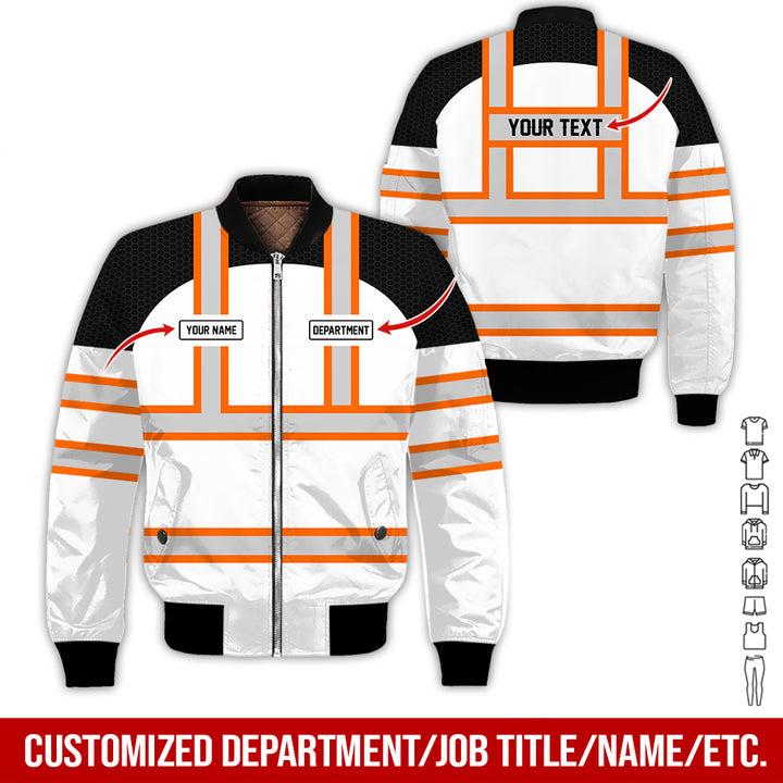 Personalized Name And Flag Workwear Style All Over Printed Clothes GT661