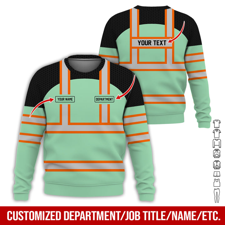 Personalized Name And Flag Workwear Style All Over Printed Clothes GT661