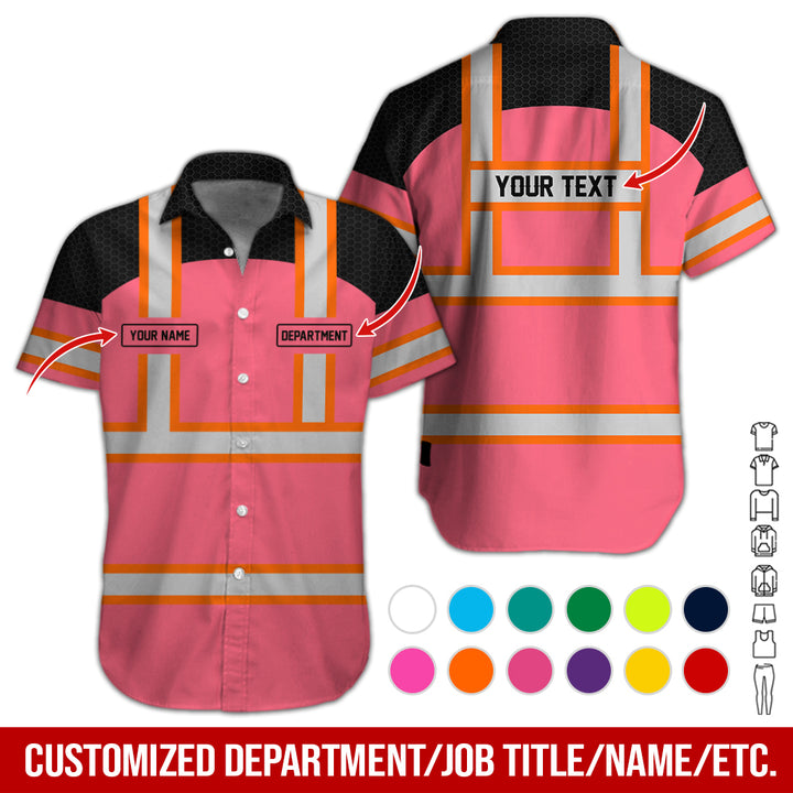 Personalized Name And Flag Workwear Style All Over Printed Clothes GT661