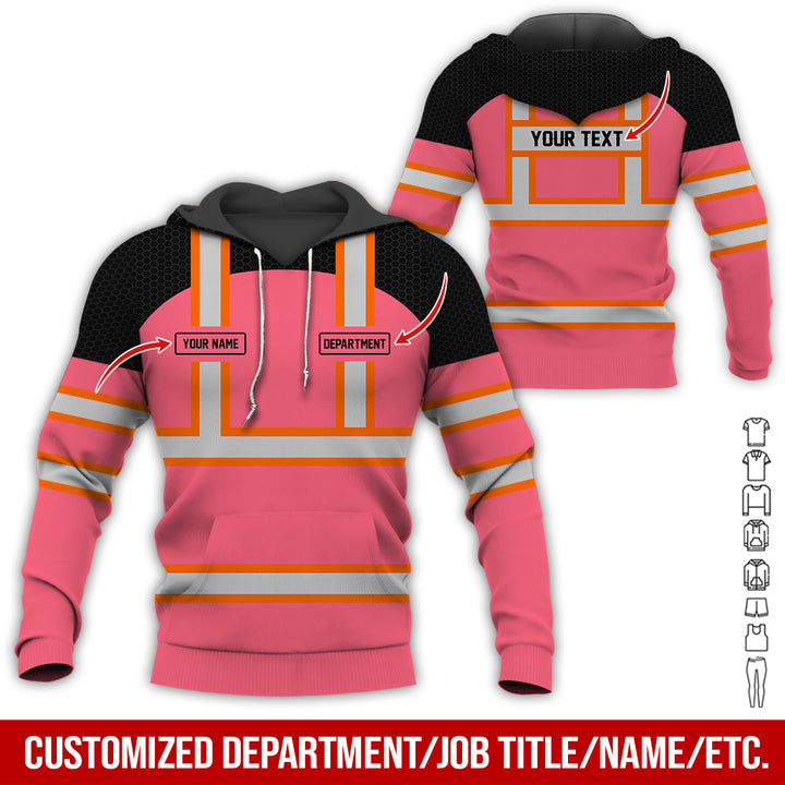 Personalized Name And Flag Workwear Style All Over Printed Clothes GT661