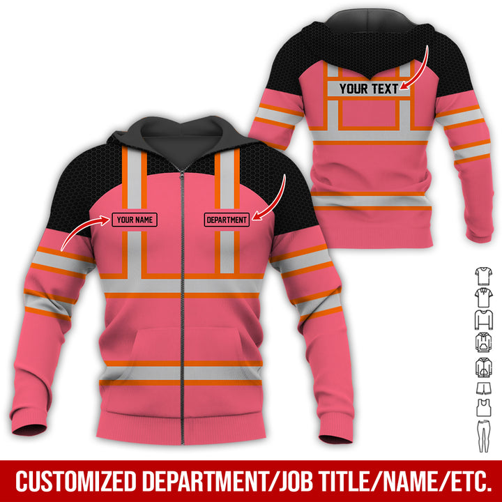 Personalized Name And Flag Workwear Style All Over Printed Clothes GT661