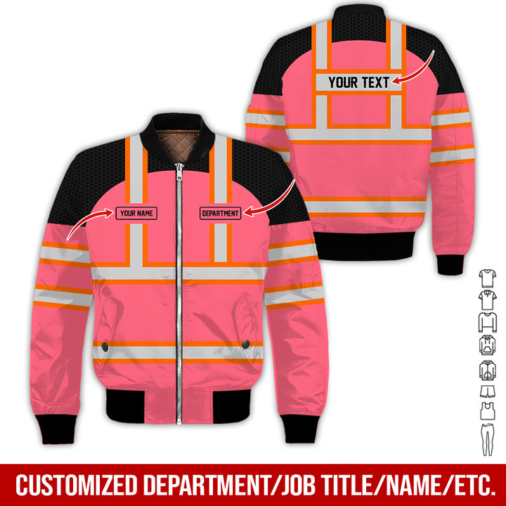 Personalized Name And Flag Workwear Style All Over Printed Clothes GT661