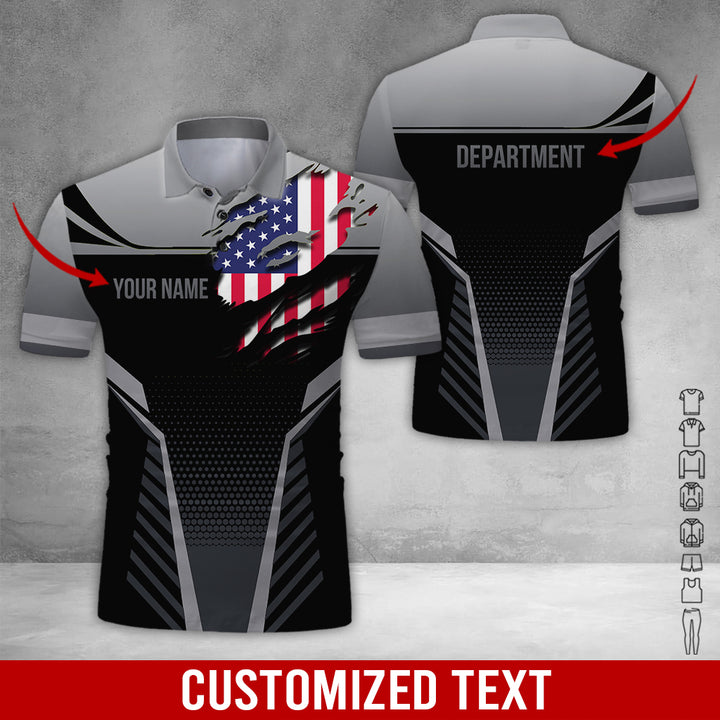 Personalized Name Workwear Style 3D All Over Printed Clothes DV946
