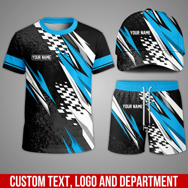 Custom Team Uniform Set – Personalized T-Shirt, Shorts & Cap for Work or Sports
