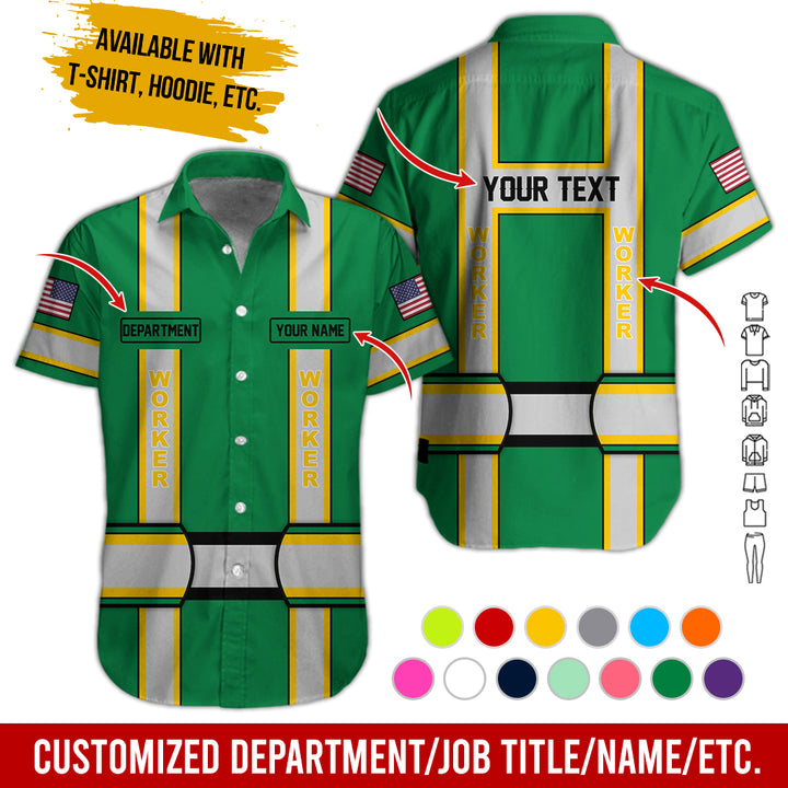 Personalized Name And Department Style 3D All Over Printed SH682