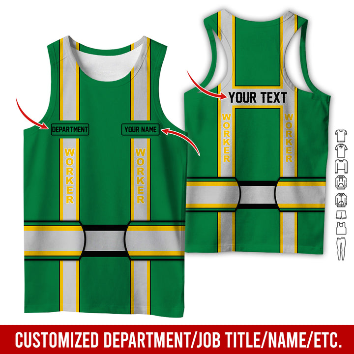 Personalized Name And Department Style 3D All Over Printed SH682