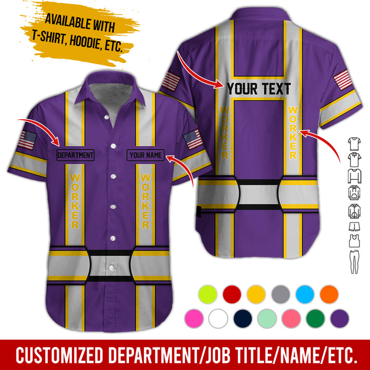 Personalized Name And Department Style 3D All Over Printed SH682