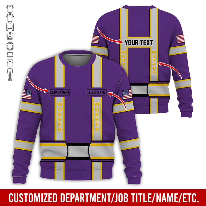 Personalized Name And Department Style 3D All Over Printed SH682