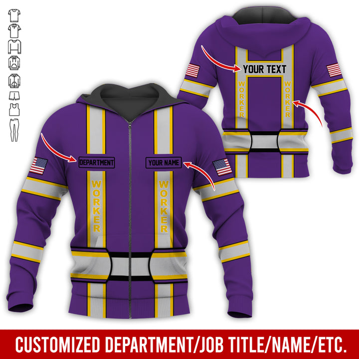 Personalized Name And Department Style 3D All Over Printed SH682
