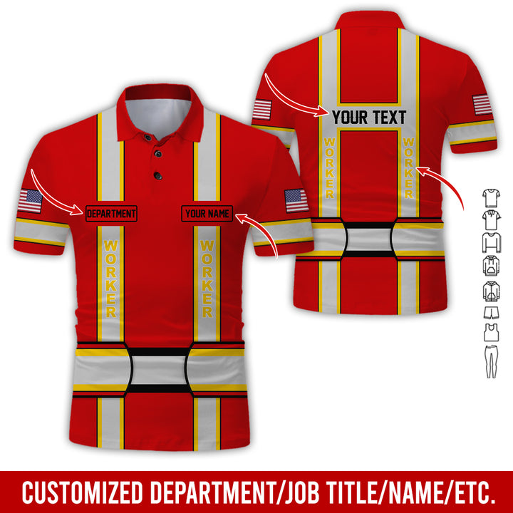 Personalized Name And Department Style 3D All Over Printed SH682